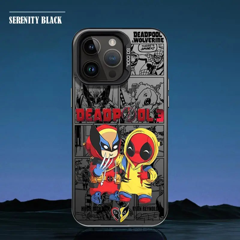 Deadpool x Wolverine iPhone Case - Matte Silicone Case for iPhone 16