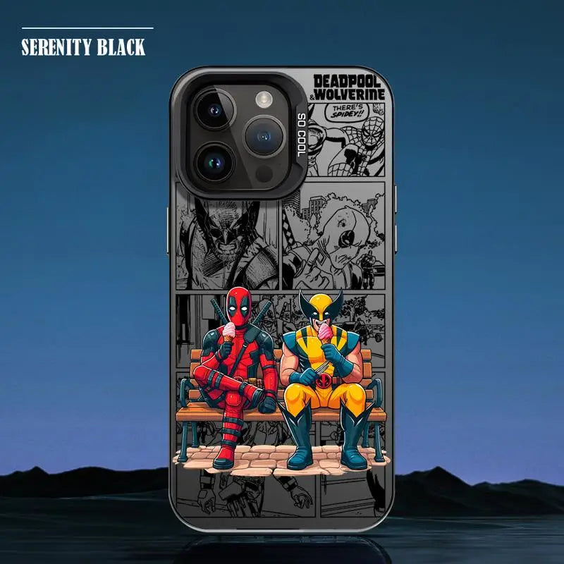 Deadpool x Wolverine iPhone Case - Matte Silicone Case for iPhone 16