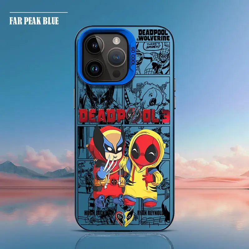 Deadpool x Wolverine iPhone Case - Matte Silicone Case for iPhone 16