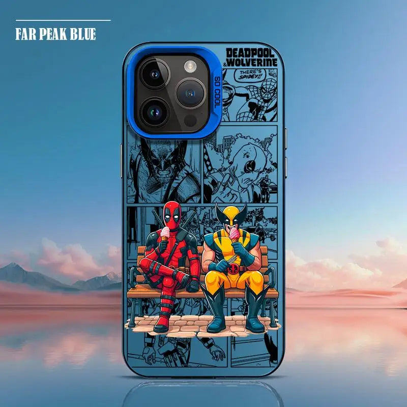 Deadpool x Wolverine iPhone Case - Matte Silicone Case for iPhone 16