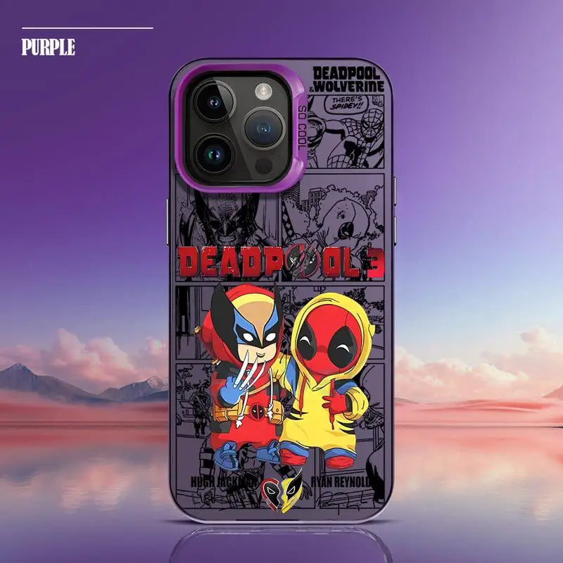 Deadpool x Wolverine iPhone Case - Matte Silicone Case for iPhone 16