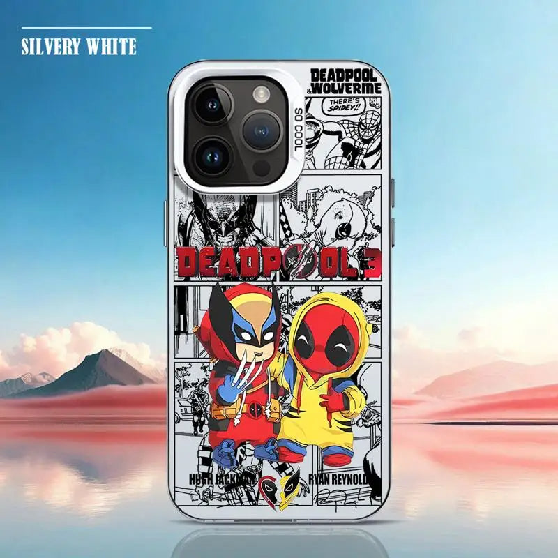 Deadpool x Wolverine iPhone Case - Matte Silicone Case for iPhone 16