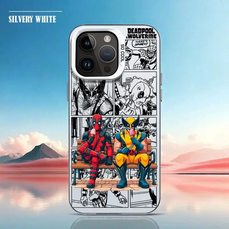 Deadpool x Wolverine iPhone Case - Matte Silicone Case for iPhone 16