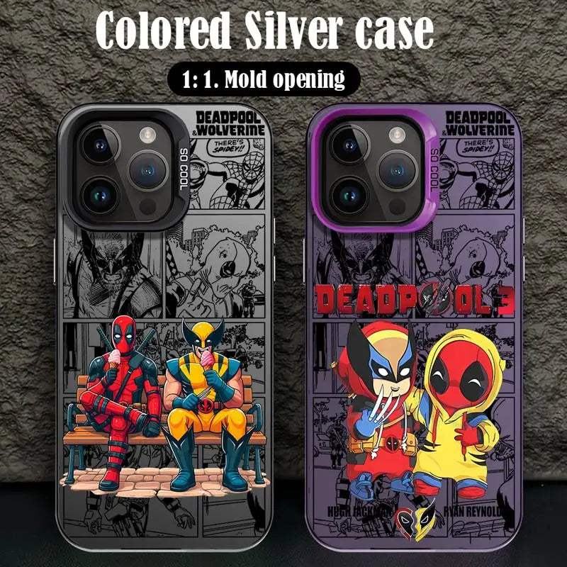 Deadpool x Wolverine iPhone Case - Matte Silicone Case for iPhone 16