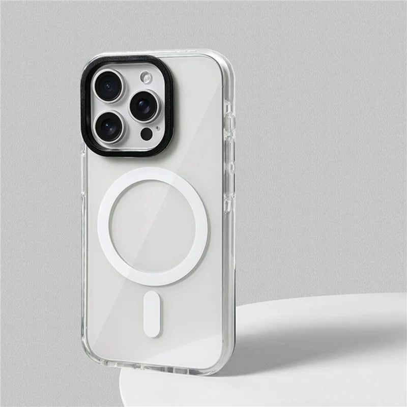 iPhone Case - Neon Series (Clear TPU MagSafe Case - Shockproof)