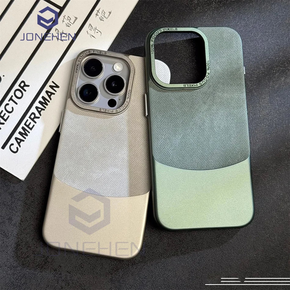 JONEHEN iPhone Case - Cardholder case - Hybrid Aluminum Fabric Case